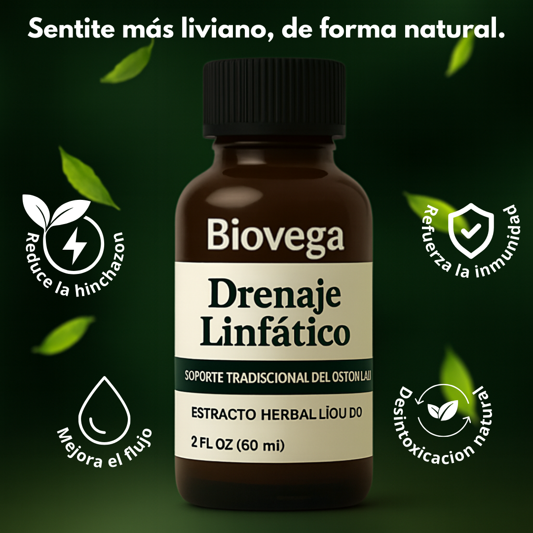Biovega™ – Gotas de Drenaje Linfático Natural