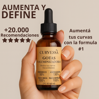 GOTAS VOLUMINIZADORAS DE GLUTEOS - CURVESSA™