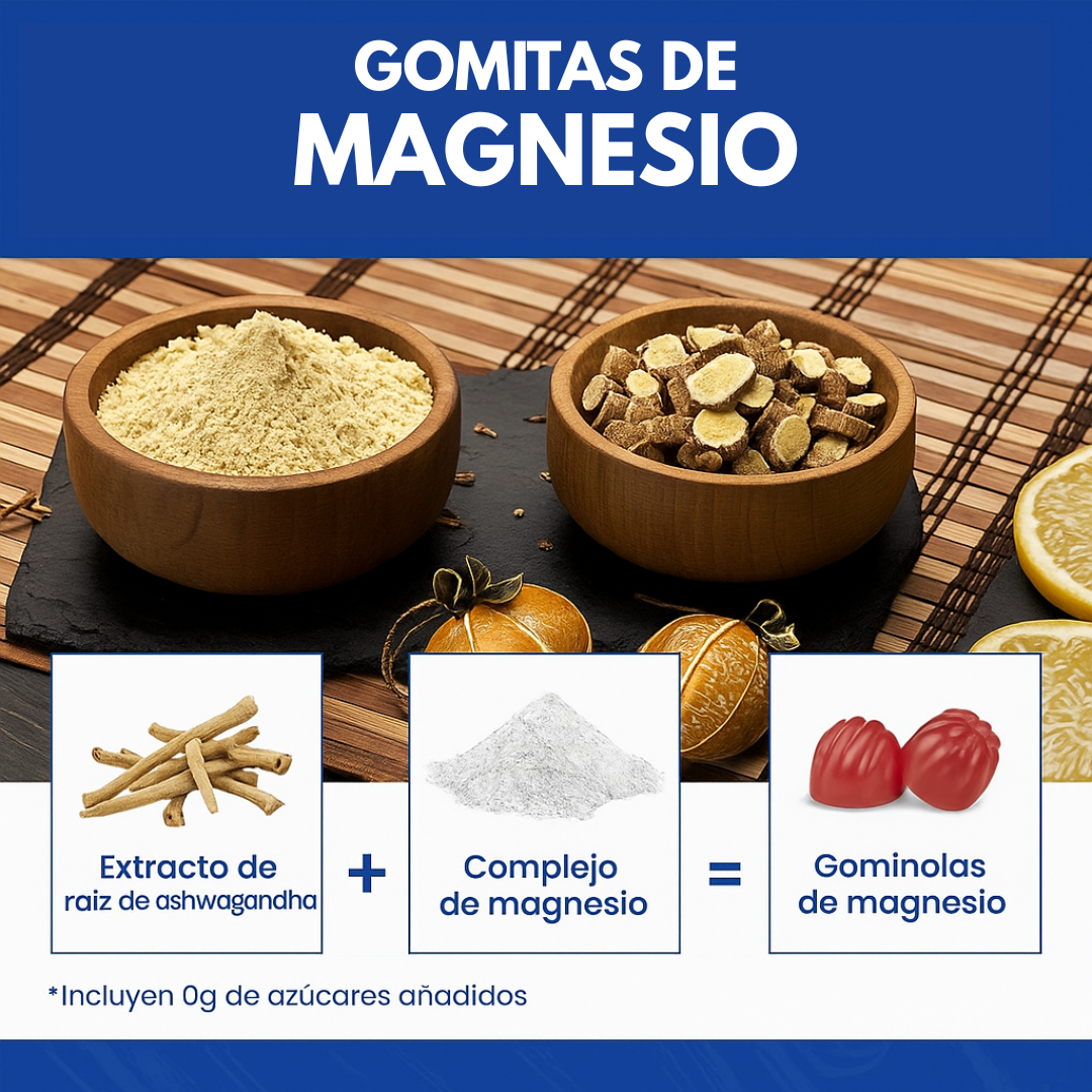 14 en 1 Gomitas de Magnesio - MAGNESIUM™