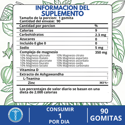 14 en 1 Gomitas de Magnesio - MAGNESIUM™